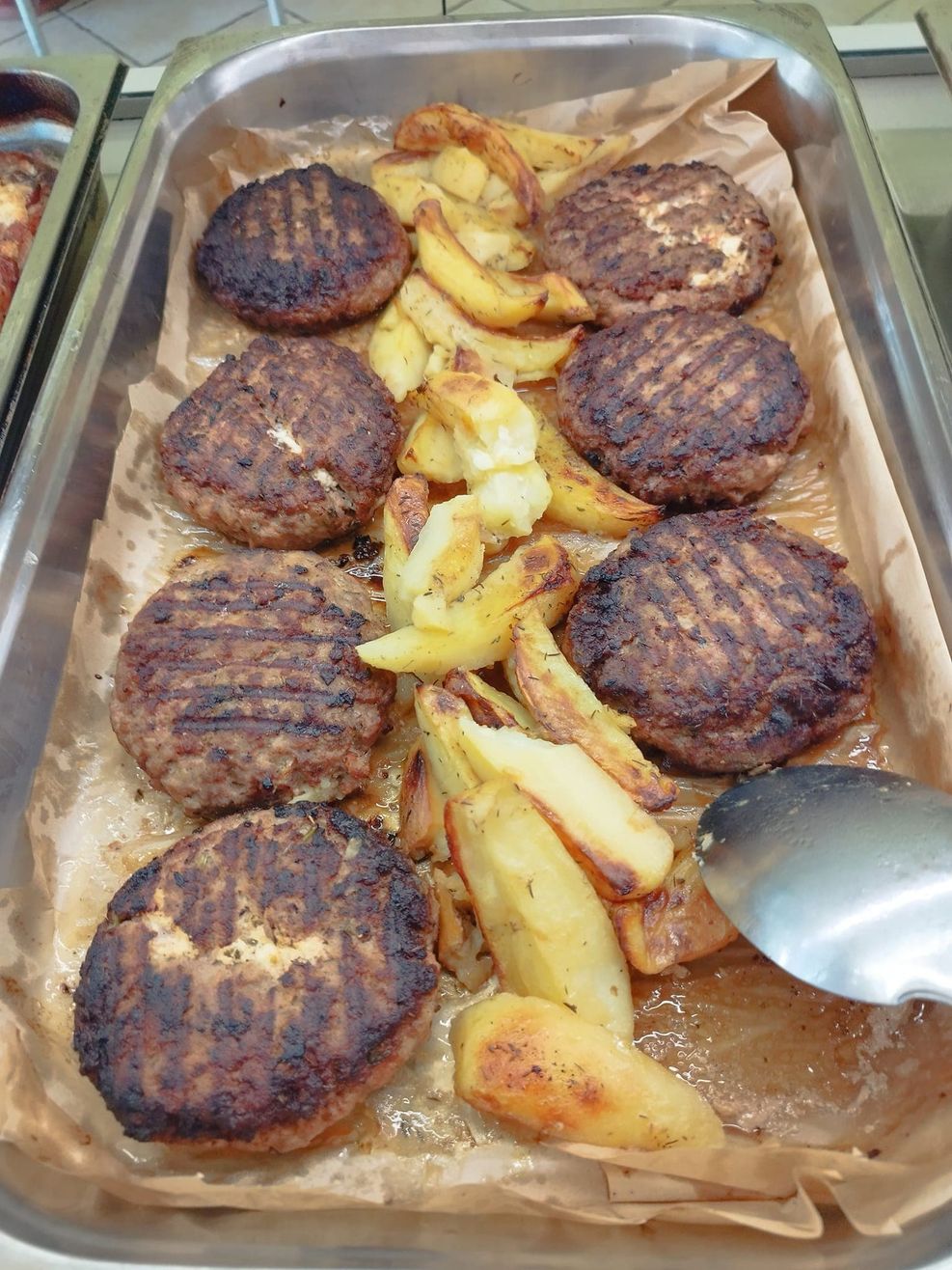 Patties stuffed with feta - Chicken House Samanidis