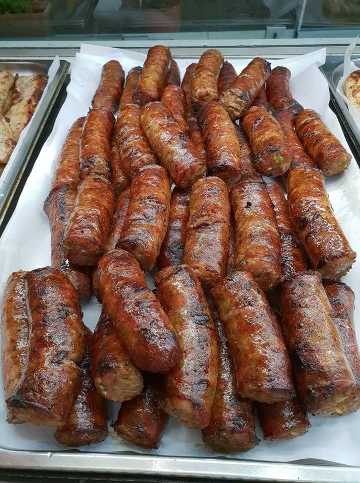 Sausages and fries - Chicken House Samanidis